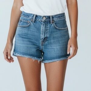 Levi's 550 Mid Blue High-Rise Denim Women’s Shorts W30